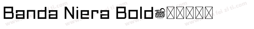 Banda Niera Bold字体转换